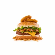 Double Crispy Beef Burger