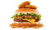 Double Crispy Beef Burger