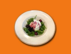 Burrata me fruta pylli
