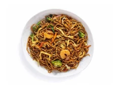 Singapore Noodles me Salcë Curry 
