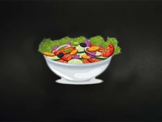 Sallatë Spinaq Radicchio Iceberg Mollë Djathë Dhie