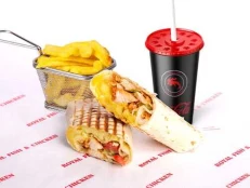 Chicken wrap meal
