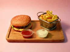 Hamburger me Kackavall 