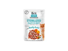 Brit Care Cat Sterilized Fillets in Gravy with Healthy Rabbit