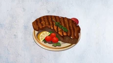 Beef Chop me kërpudha