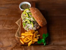 CG - Arizona Ribs Sandwich (with French fries)