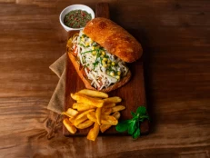 CG - Vegetarian Sandwich (with French fries)