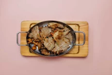 Hongos Portobello asadas