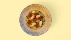 Risotto me Spinaq Riccota & Domate te Pjekura