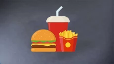 Chicken Burger-Patate-Cola