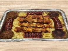 Shishqebap pule, qofte viçi, suxhuk & jufka