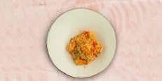 Risotto Karkalec Kungull