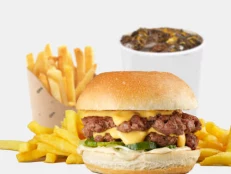 Double OPA Smash Burger Combo