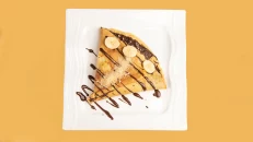 Krep Nutella Banane Biskote