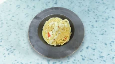 Aglio Olio Fish, Meat