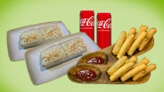 2x Burrito New & Spring Rolls & 2x Coca Cola