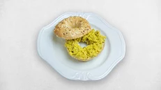 Curried Chicken Bagel Sandwich