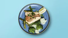 Salmon Fillet With Boiled Vegetables