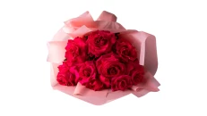 Buqetë standard me trëndafila pink