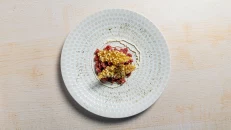 Tartara de Black Angus de la casa..