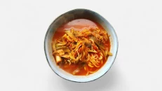 Vegan Kimchi Ramen Soup