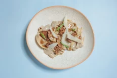 Pappardelle Mushroom Cream & Beef