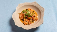Linguini Me Karkalec Kungull
