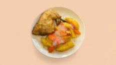 Kofshë Pule & Patate Furre