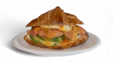 Smoked Salmon Benedict Croissant