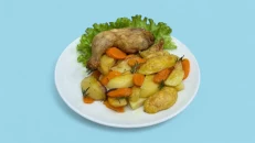 Kofshë Pule & Patate Furre