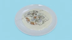 Fileto Pule Pana Kërpudhë & Patate