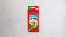 Faber Castell Lapsa Druri 12 Ngjyra + 1 Laps