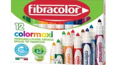 Flamastra Colormax Me Majë Të Plotë 12 Ngjyra