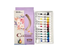 Set Bojra Për Qeramikë 12 Ngjyra, 12 Ml