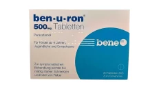 Ben u ron 500 mg x20 tablet