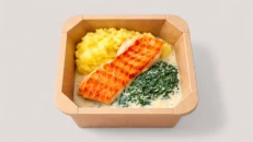 Fileto Salmoni Me Pure & Krem Spinaqi