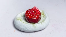 Pistachio & Strawberry Dessert
