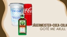 Jägermeister +Coca-Cola + Gotë me akull