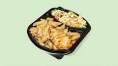 Penne me Kërpudha, Fileto Pule Zgare & Sallatë Çezar