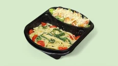 Spaghetti, Spinaq, Pomodorini & Sallatë Çezar
