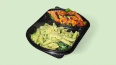 Penne, Panna, Spinaq, Sallatë Rukola, Karkalec & Avokado