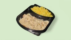 Eskallop Pule Krem Lajthie + Pilaf