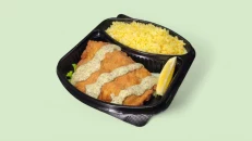 Kotoletë Pule me Salcë Mustard & Tartuf + Pilaf