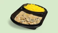 Eskallop Pule, Panna, Kërpudhë + Pilaf