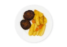 Patate Furre Me Qofte Viçi