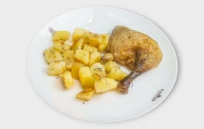 Kofshë Pule me Patate Furre