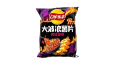Lay's Big Wave Potato Chips Turkey Noodle Flavor
