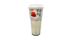 520ml Panda Forest Strawberry Milk
