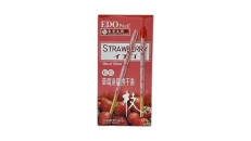 Edo Strawberry Coated Cookies