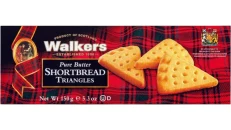 Walkers Pure Butter Shortbread Triangles 150 Gr